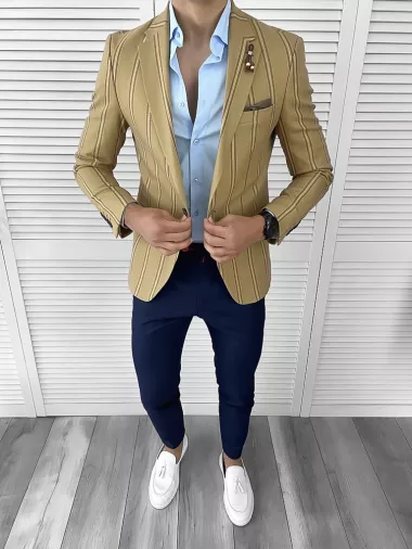 Sacou barbati slim fit 1245 D3-1.4