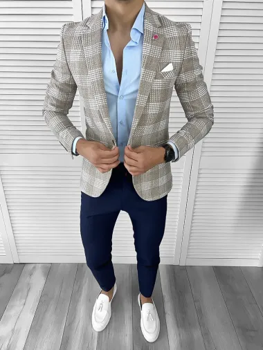 Sacou barbati slim fit 3094 P20-4.1
