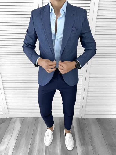 Sacou barbati slim fit 876 D3-4.4