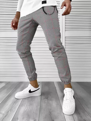 Pantaloni barbati casual in carouri 11963 F3-5.3