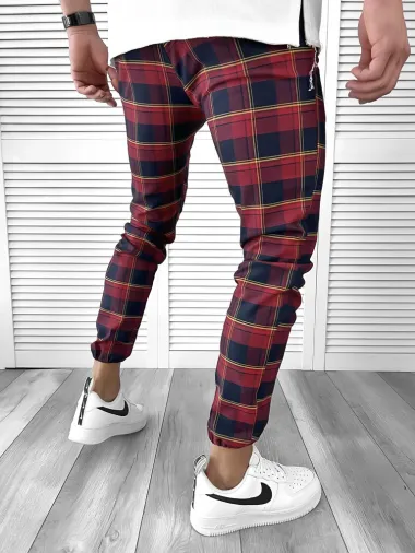 Pantaloni barbati casual in carouri 11966 SD B5-3.1 **