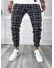 Pantaloni barbati casual in carouri 11967 B15-2 U2
