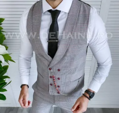 Vesta barbati eleganta slim fit 11931 P18-3.1