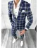 Costum barbati slim fit (PANTALONI + Vesta) 42261 O3-4.3