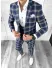 Costum barbati slim fit (PANTALONI + Vesta) 42261 O3-4.3