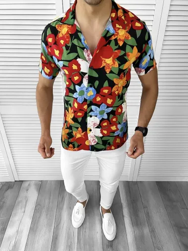 Camasa barbati PREMIUM cu imprimeu 11749 O4-1.3