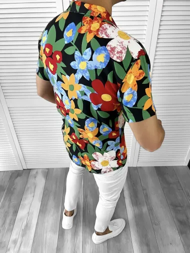 Camasa barbati PREMIUM cu imprimeu 11749 O4-1.3