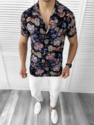 Camasa barbati PREMIUM cu imprimeu 11757 N8-4.1