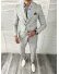 Costum barbati gri slim fit in sacou + pantaloni 11729 P20-2.3 Costum barbati gri slim fit in sacou + pantaloni 11729 P20-2.3