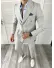 Costum barbati gri slim fit in sacou + pantaloni 11729 P20-2.3 Costum barbati gri slim fit in sacou + pantaloni 11729 P20-2.3