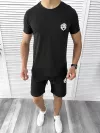 Trening barbati negru/negru pantaloni + tricou 11701 82-5