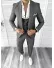 Costum barbati slim fit in sacou + pantaloni + vesta 11703 N7-4.3 Costum barbati slim fit in sacou + pantaloni + vesta 11703 N7-4.3