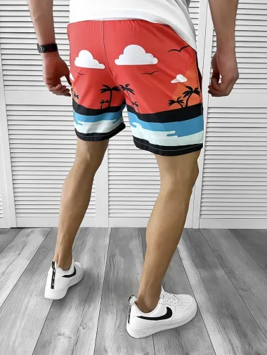 Sort de baie cu imprimeu 11642 I11-3