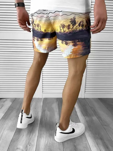 Sort de baie cu imprimeu 11688 D12-2.3