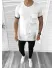 Tricou barbati alb slim fit B1956 O3-4.1