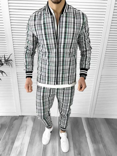 Trening barbati slim fit Pantaloni + Hanorac 10274 O3-3.3