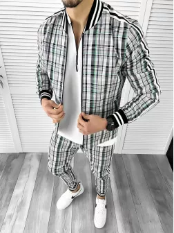 Trening barbati slim fit Pantaloni + Hanorac 10274 O3-3.3
