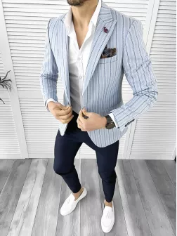Sacou barbati slim fit 10271 P18-5.3