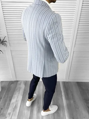 Sacou barbati slim fit 10271 P18-5.3