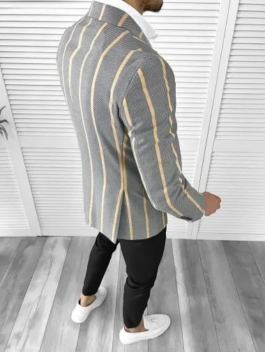 Sacou barbati slim fit 1048 D2-1.2