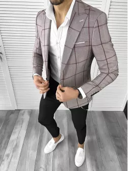 Tinuta barbati smart casual Pantaloni + Camasa + Sacou 10550