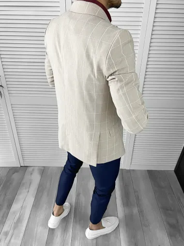 Tinuta barbati smart casual Pantaloni + Camasa + Sacou 10570