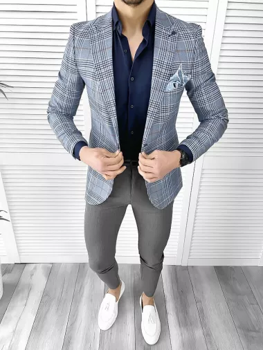 Sacou barbati slim fit 1041 i6-6