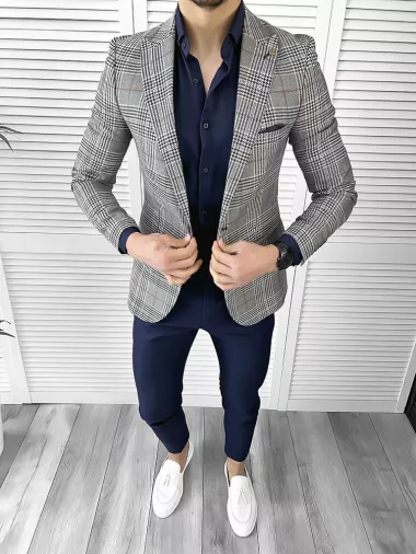 Sacou barbati slim fit 704 X13