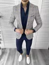 Tinuta barbati smart casual Pantaloni + Camasa + Sacou 10532
