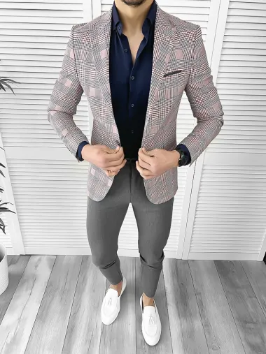 Tinuta barbati smart casual Pantaloni + Camasa + Sacou 10533