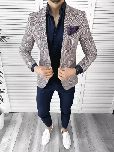 Tinuta barbati smart casual Pantaloni + Camasa + Sacou 10534 Tinuta barbati smart casual Pantaloni + Camasa + Sacou 10534