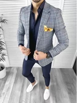 Tinuta barbati smart casual Pantaloni + Camasa + Sacou 10535 Tinuta barbati smart casual Pantaloni + Camasa + Sacou 10535