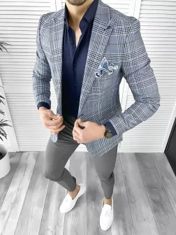 Tinuta barbati smart casual Pantaloni + Camasa + Sacou 10536 Tinuta barbati smart casual Pantaloni + Camasa + Sacou 10536