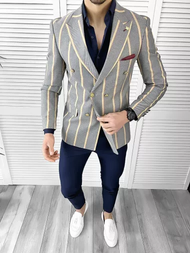 Tinuta barbati smart casual Pantaloni + Camasa + Sacou 10539 Tinuta barbati smart casual Pantaloni + Camasa + Sacou 10539