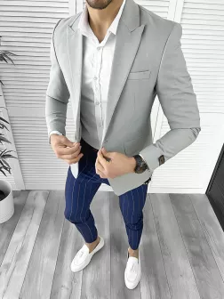 Tinuta barbati smart casual Pantaloni + Camasa + Sacou 10509