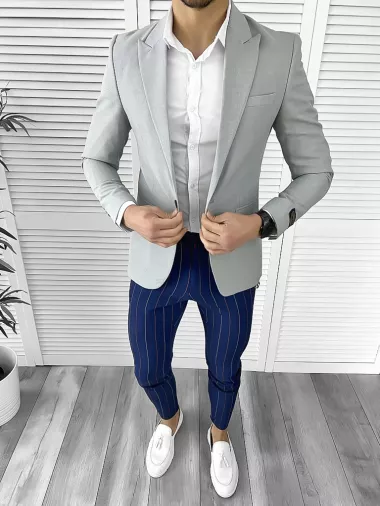 Tinuta barbati smart casual Pantaloni + Camasa + Sacou 10509