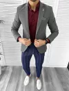 Tinuta barbati smart casual Pantaloni + Camasa + Sacou 10517