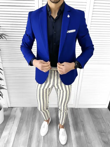 Tinuta barbati smart casual Pantaloni + Camasa + Sacou 10521