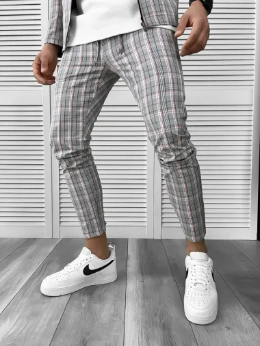 Trening barbati slim fit Pantaloni + Hanorac 10468 P18-4.2