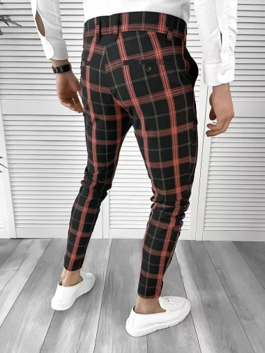Pantaloni barbati eleganti in carouri 10404 D3-5.3 Pantaloni barbati eleganti in carouri 10404 D3-5.3