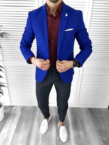 Tinuta barbati smart casual Pantaloni + Camasa + Sacou 10452