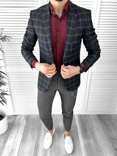 Sacou barbati slim fit 028 O3-5.1