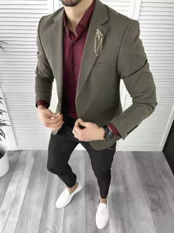 Tinuta barbati smart casual Pantaloni + Camasa + Sacou 10363