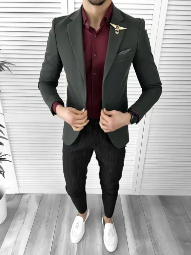 Sacou barbati slim fit 3145 P18-1.1