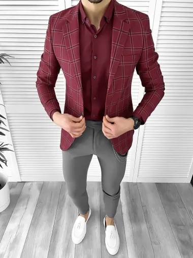 Tinuta barbati smart casual Pantaloni + Camasa + Sacou 10285