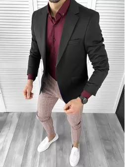 Tinuta barbati smart casual Pantaloni + Camasa + Sacou 10300