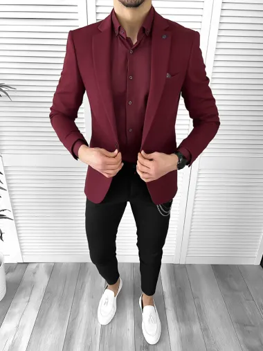 Tinuta barbati smart casual Pantaloni + Camasa + Sacou 10303