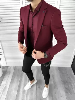 Tinuta barbati smart casual Pantaloni + Camasa + Sacou 10303