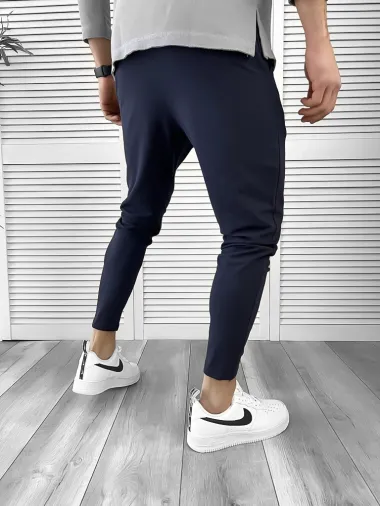 Pantaloni de trening bleumarin conici 10274 19-4.3