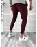 Pantaloni barbati casual regular fit grena 7086 P18-3.2